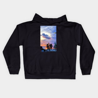 Orange Sunset Kids Hoodie